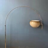 Mid-century space age mushroom arc floor lamp by GEPO