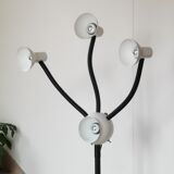 Space age lamp with 4 articulated spots, eyeball, sci-fi, 1970.