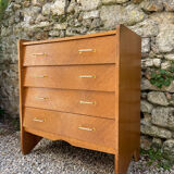 Scandinavian wooden chest of drawers