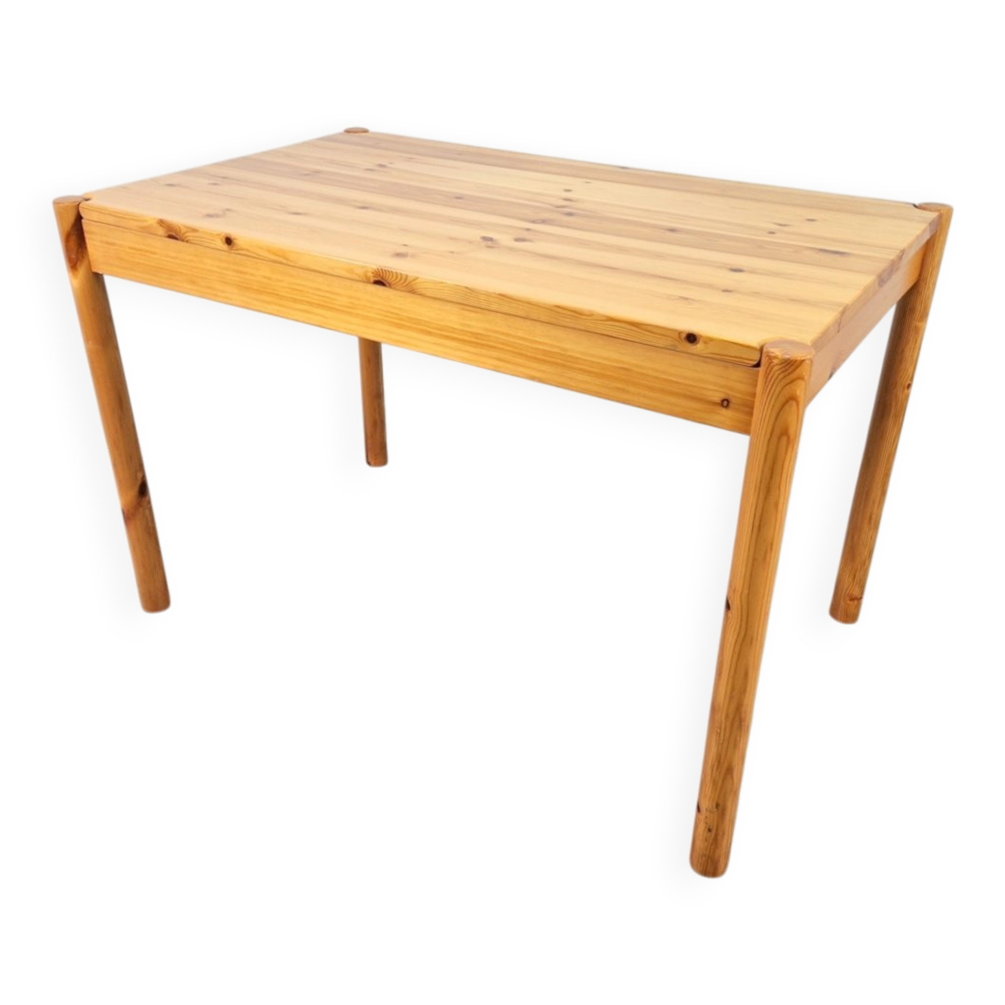 Danish Pine Dining Table by Rainer Daumiller, 1970s