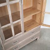 Oak showcase, Danish design, 1980s, production: Denmark
