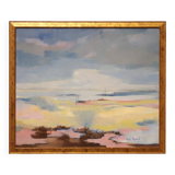 Oil painting on canvas "Evening Depth" by Adry Novoli