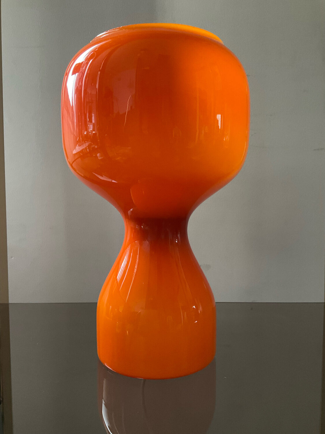 Vintage lamp of the 70s in opaline