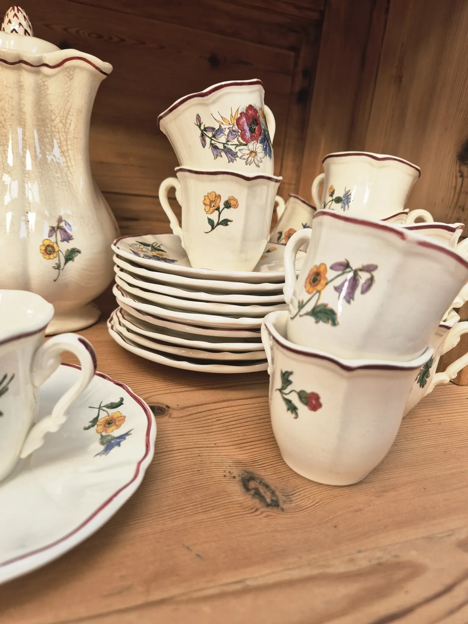 Complete tea and coffee service Sarreguemines