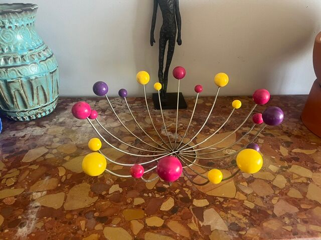 Superb basket / Space Age wall light