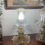 Pair of Murano glass lamps