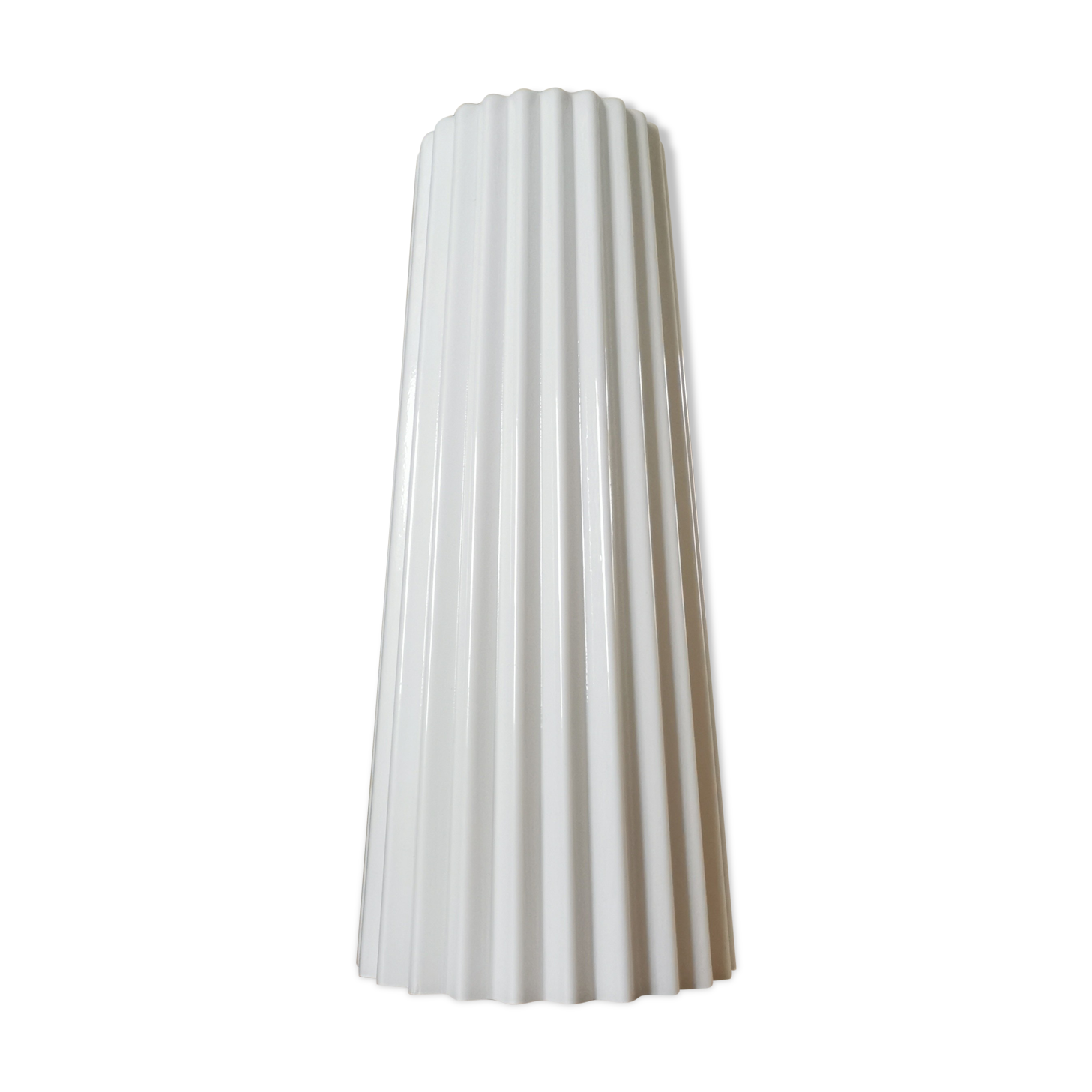 Suspension Art Deco en opaline