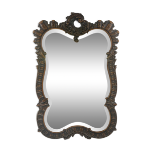 miroir biseauté incurvé