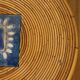 Rattan coffee table attributed Audoux Minnet