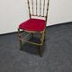 Vintage brass Chiavari chair