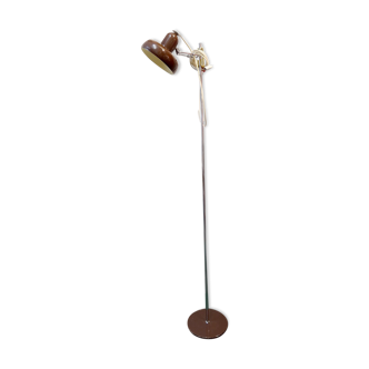 Chocolate floor lamp spot of the 70s