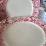 8 flat plates from Sté Céramique Maestricht, Victoria model