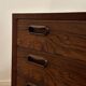 Commode et miroir danois en palissandre des années 1950