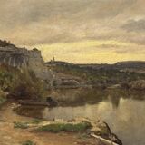 Charles Lespinasse Huile sur toile datée de 1903
