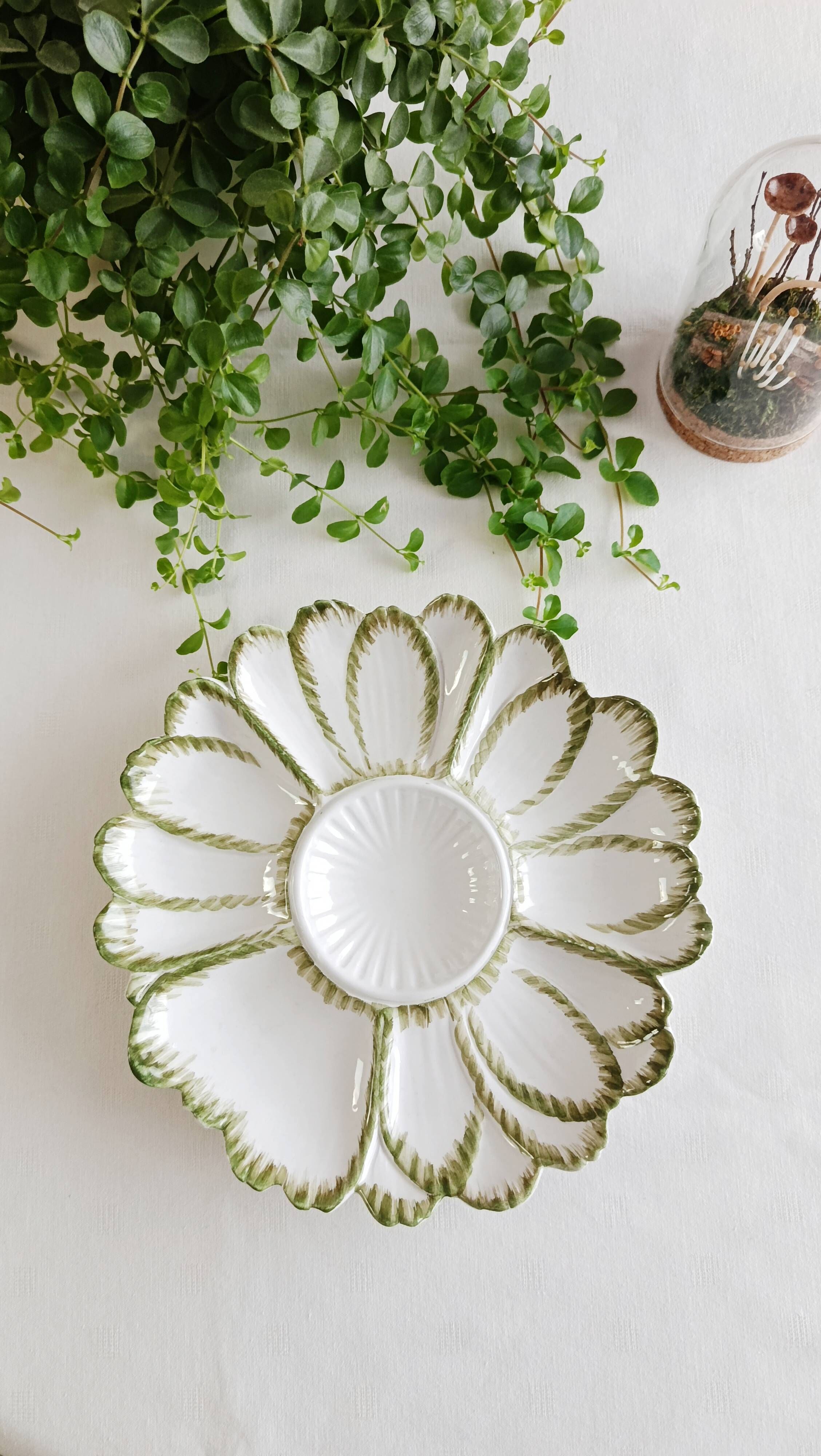 Artichoke plate in Italian ceramic