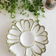 Assiette à artichaut en céramique italienne