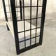 Vintage shelf in black and white wood