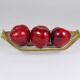 Grand panier à fruits en fil de laiton autrichien milieu du siècle, style Carl Aubock, 1950