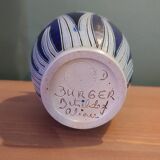 Burger signed vase
