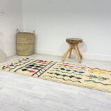 Handmade wool Berber rug 300 X 100 CM