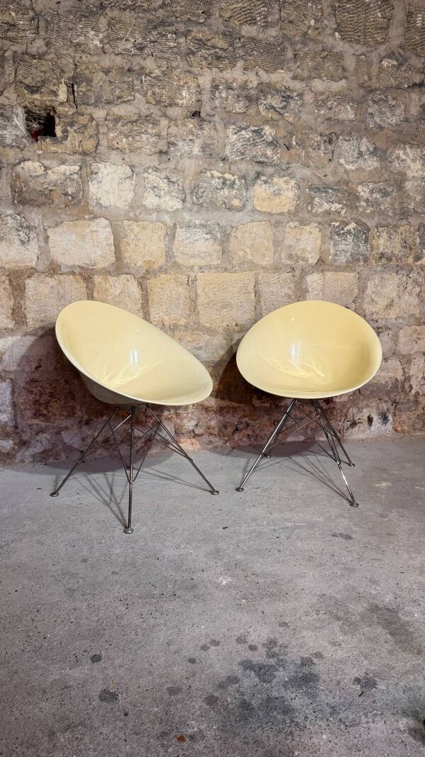 Paire de Chaise Éros par Philippe Starck