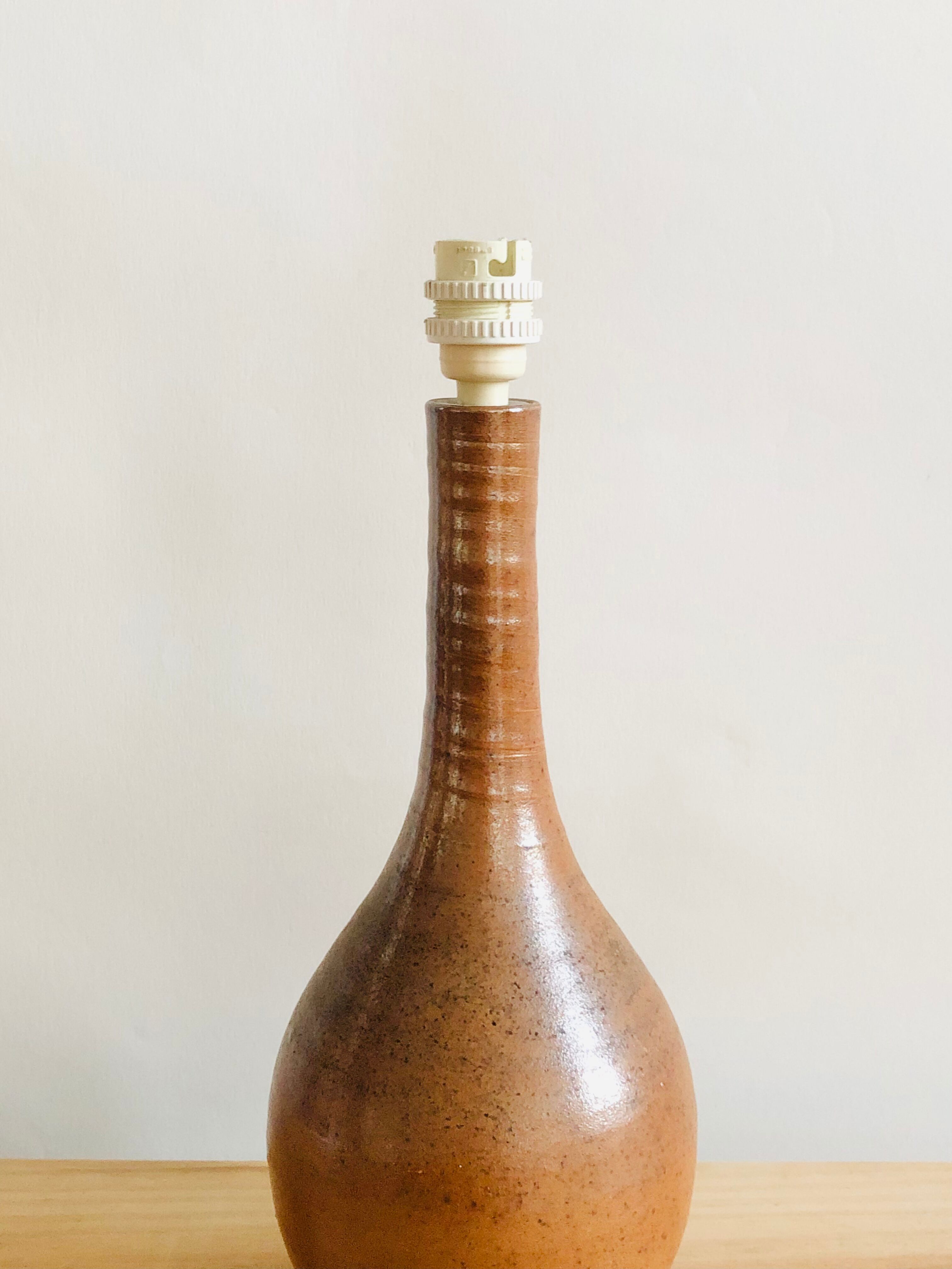 Vintage stoneware lamp foot H28cm