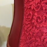 Lampe style victorien rouge