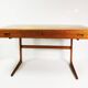 Modernist teak desk, designed by Gorg Petersen, Denmark, 1960s