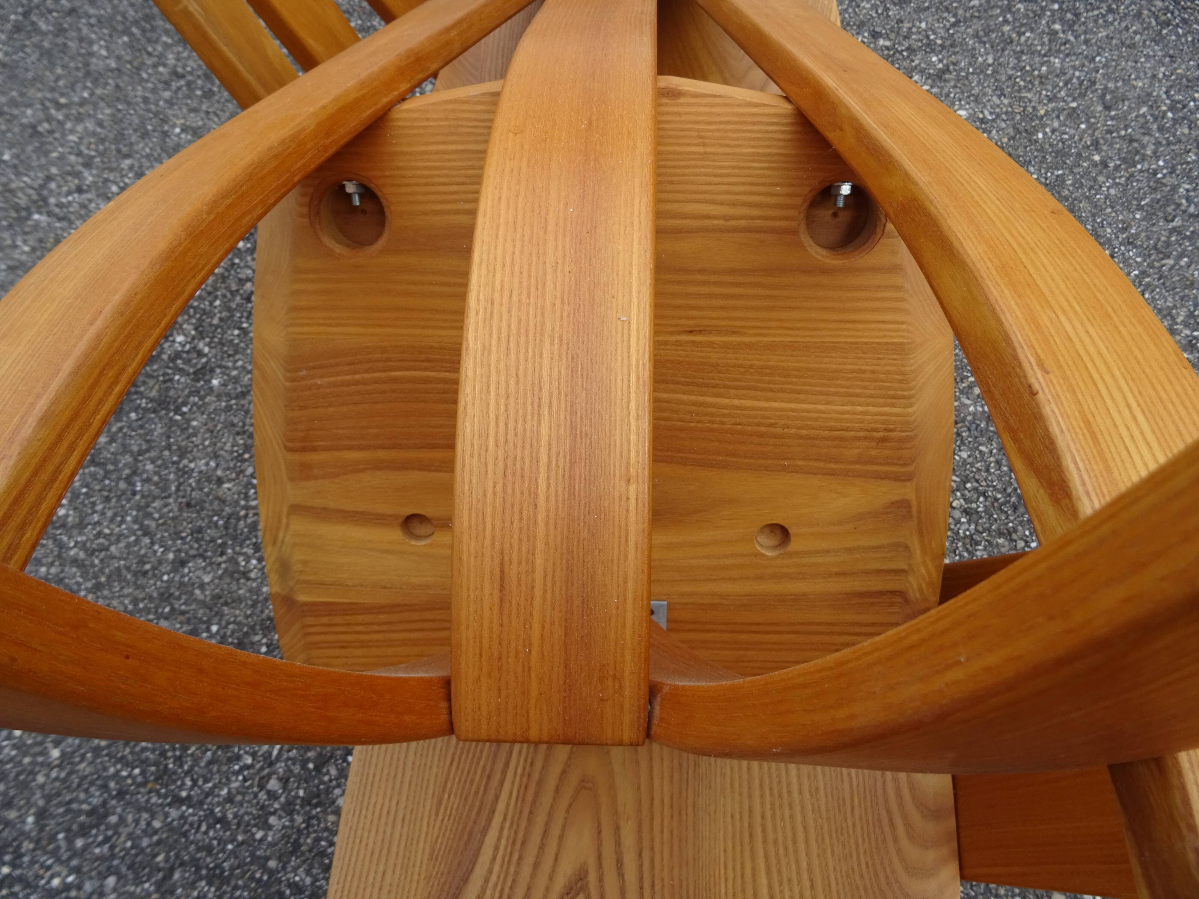 Série 5 chaises Epona design Francis Taglan France