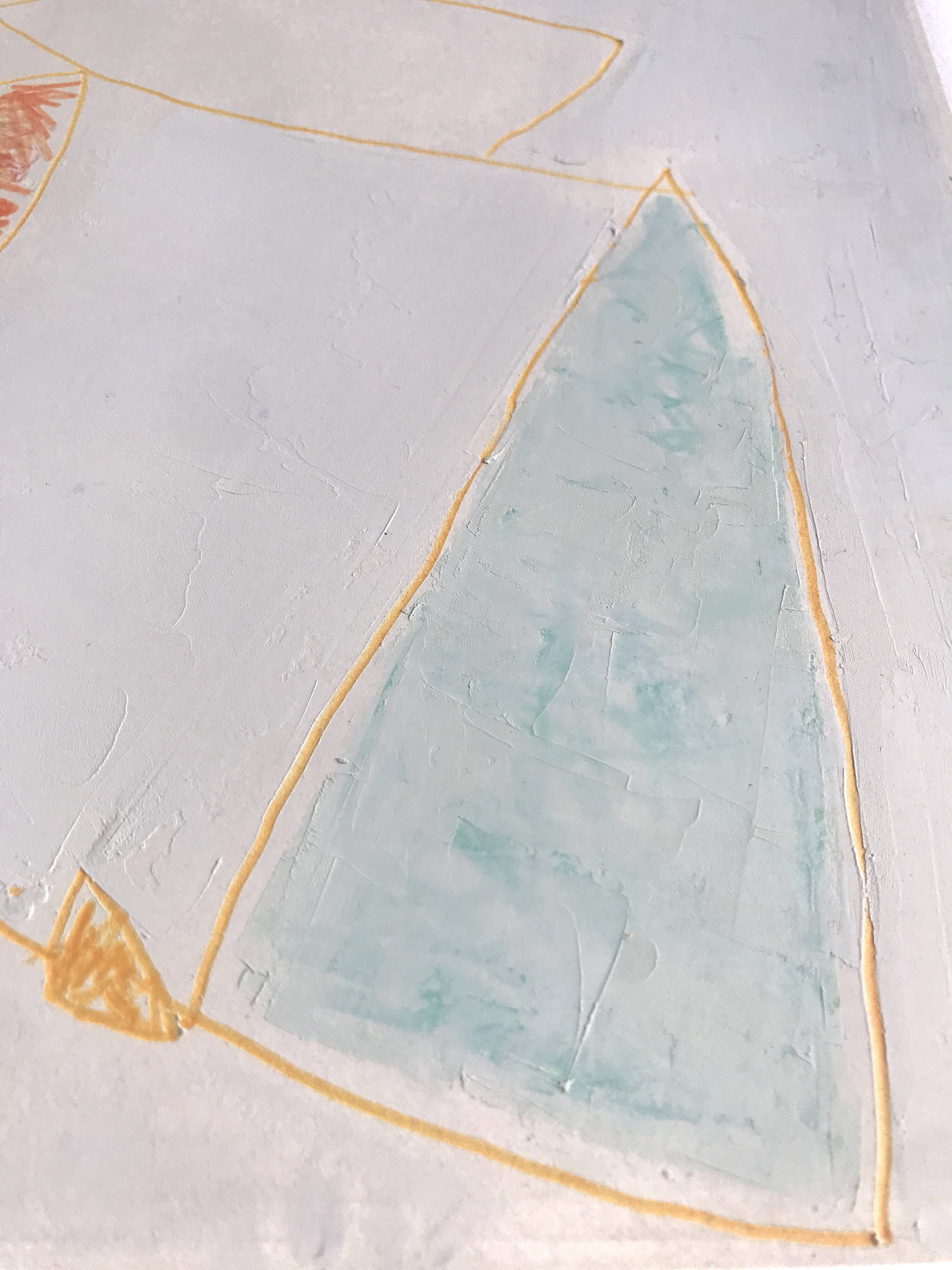 Georges FERRATO, Roussillon, 1991. Pencil and gouache, hand-signed