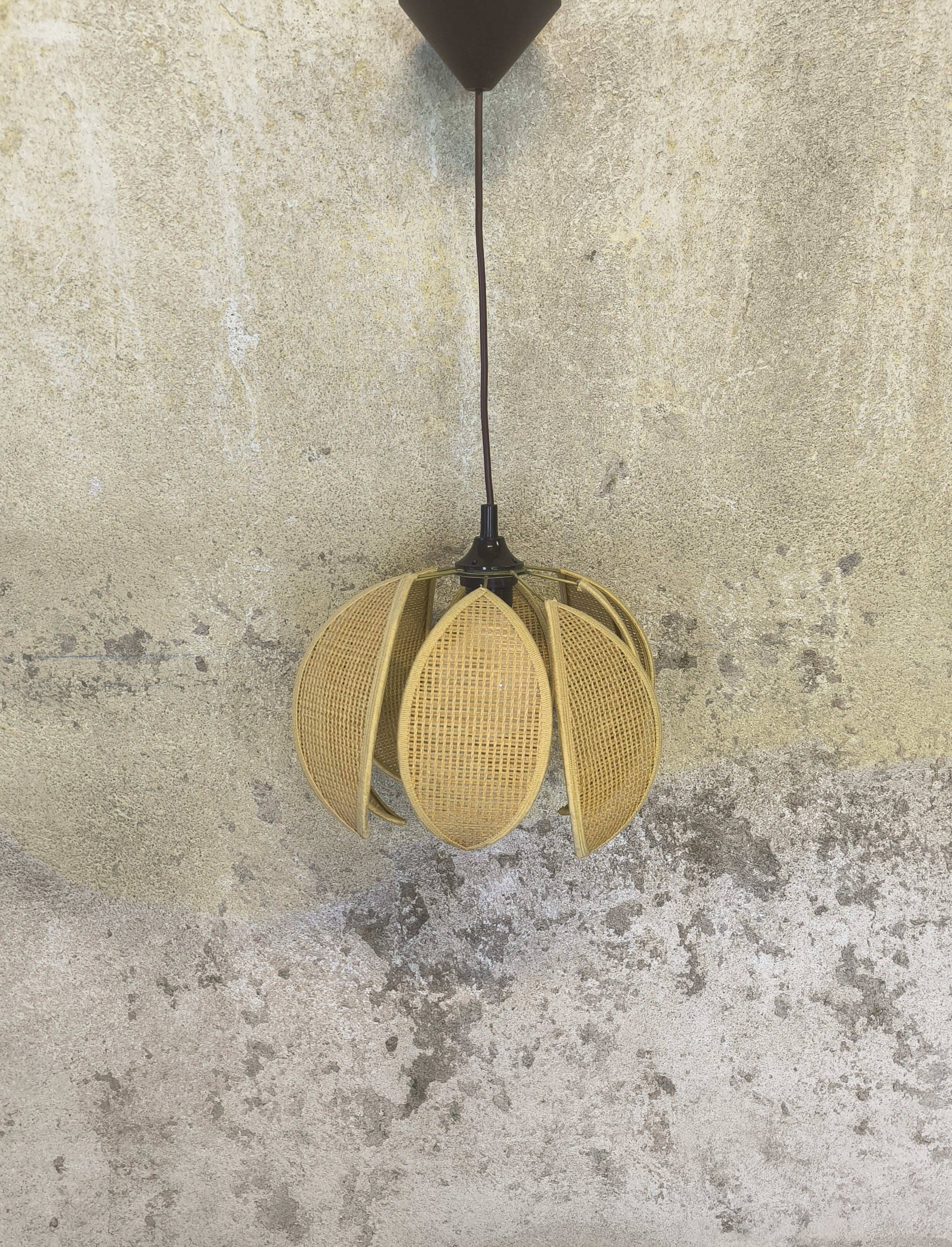 Vintage lotus flower pendant