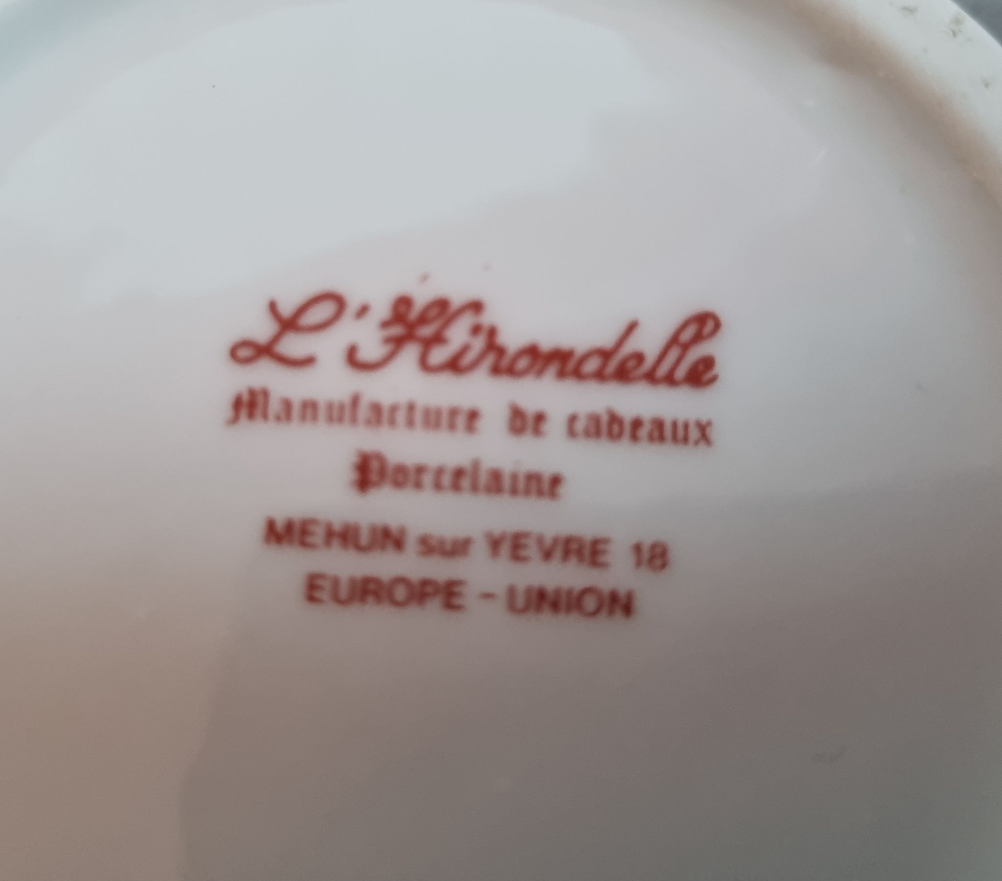 Porcelain coffee maker l'hirondelle from 1980