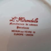 Porcelain coffee maker l'hirondelle from 1980