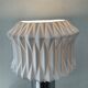 Vintage lamp 70s porcelain and chrome foot