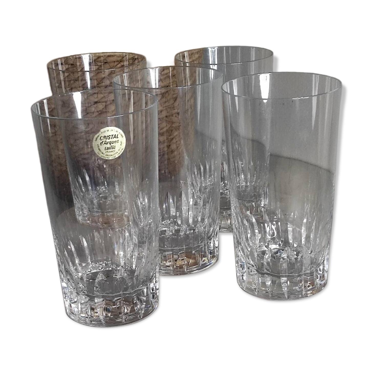 Cut Arques crystal glasses
