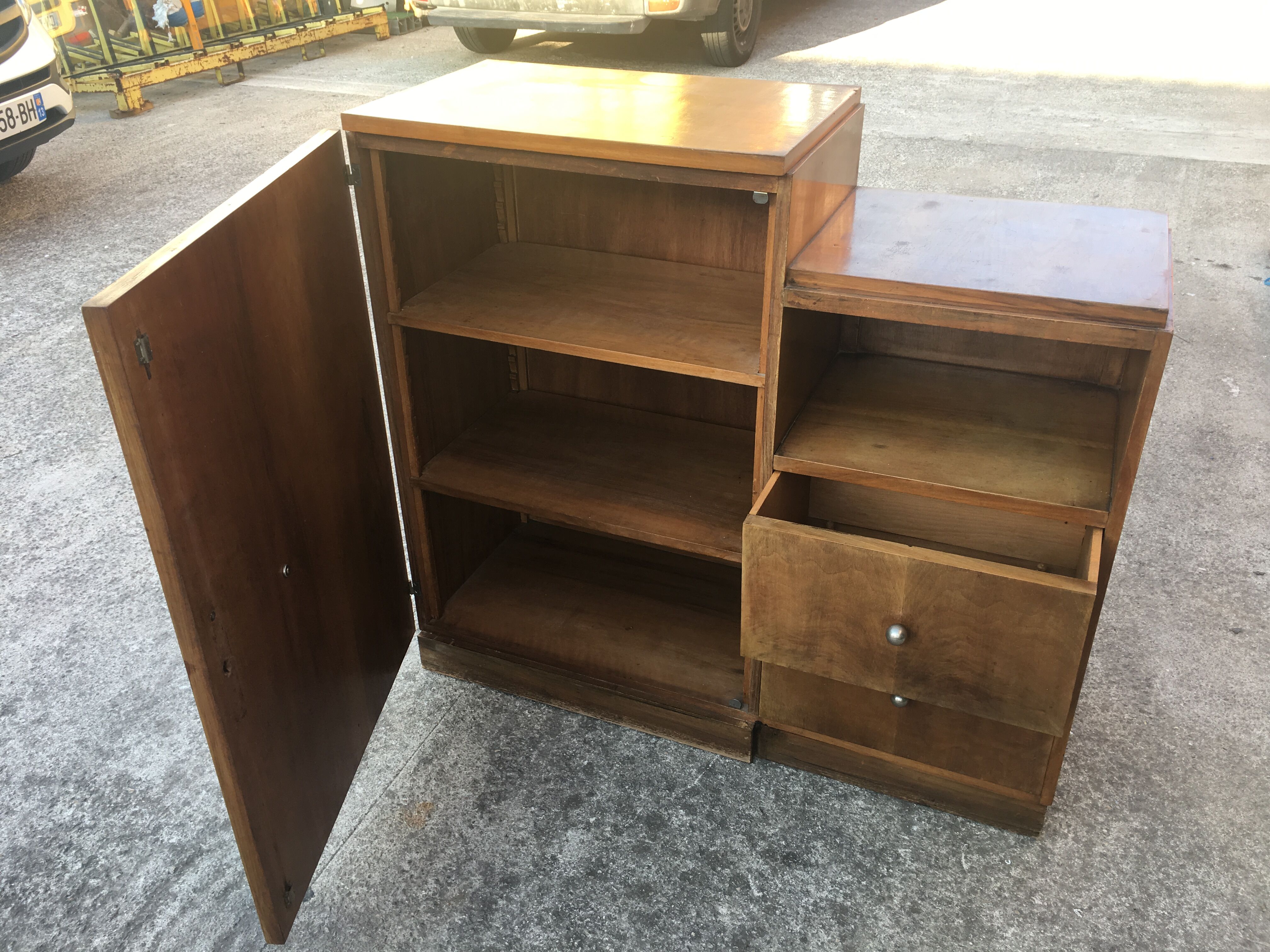 Art Deco asymmetric furniture