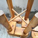 Set of 6 Olof Ottelin stools, Finland 1950.