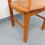 Vintage Scandinavian Rainer Daumiller chair in pine from the 70s