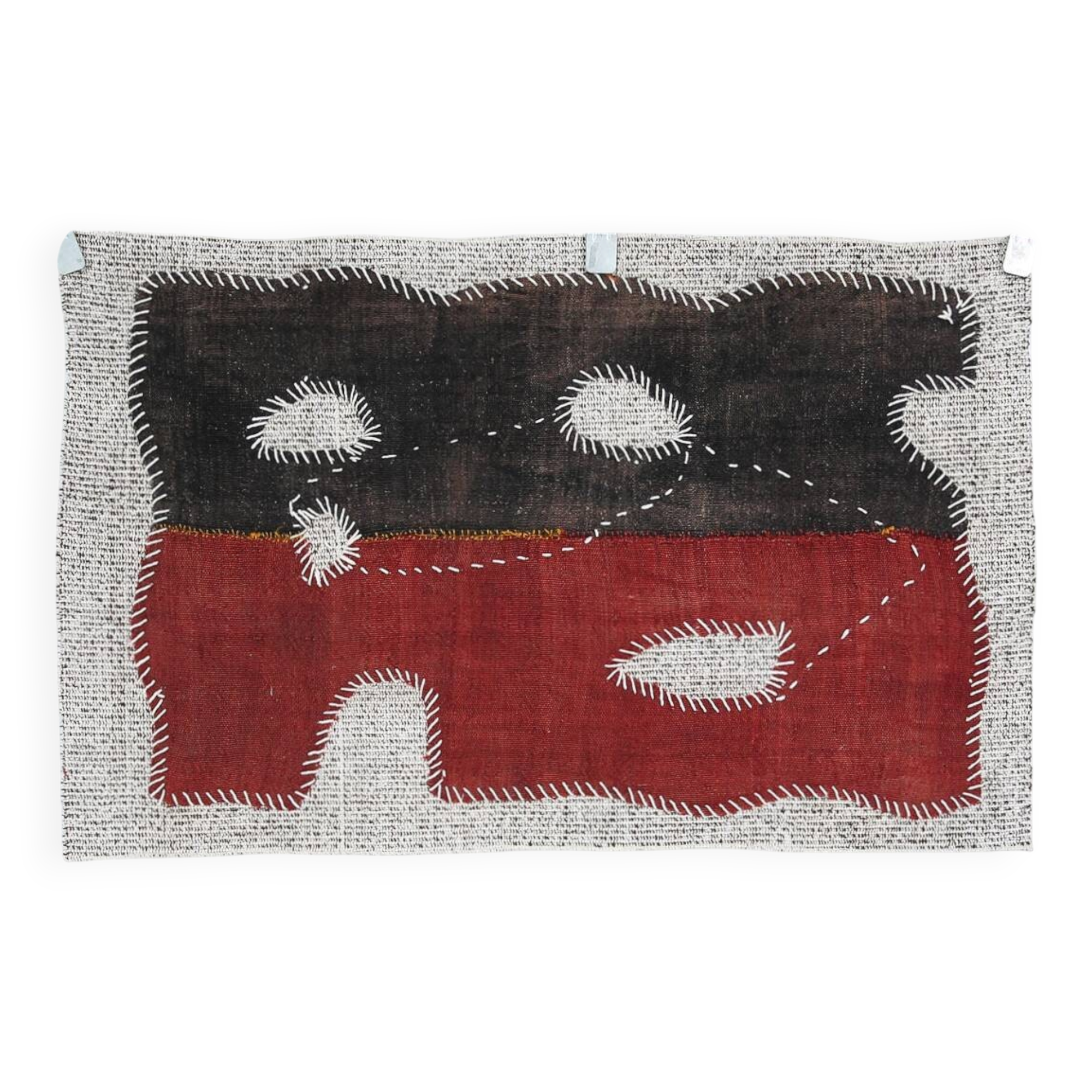 Vintage Wall Hanging Rug, Boho Woven Tapestry, Wall Art, 64x104 Cm