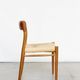 Niels Otto Møller Oak Dining Chair #75 J.L.Møller I Set of Two