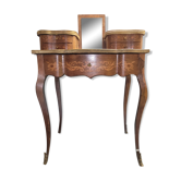 Nineteenth century dressing table in veneer wood