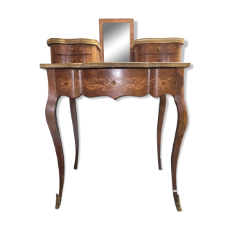 Nineteenth century dressing table in veneer wood