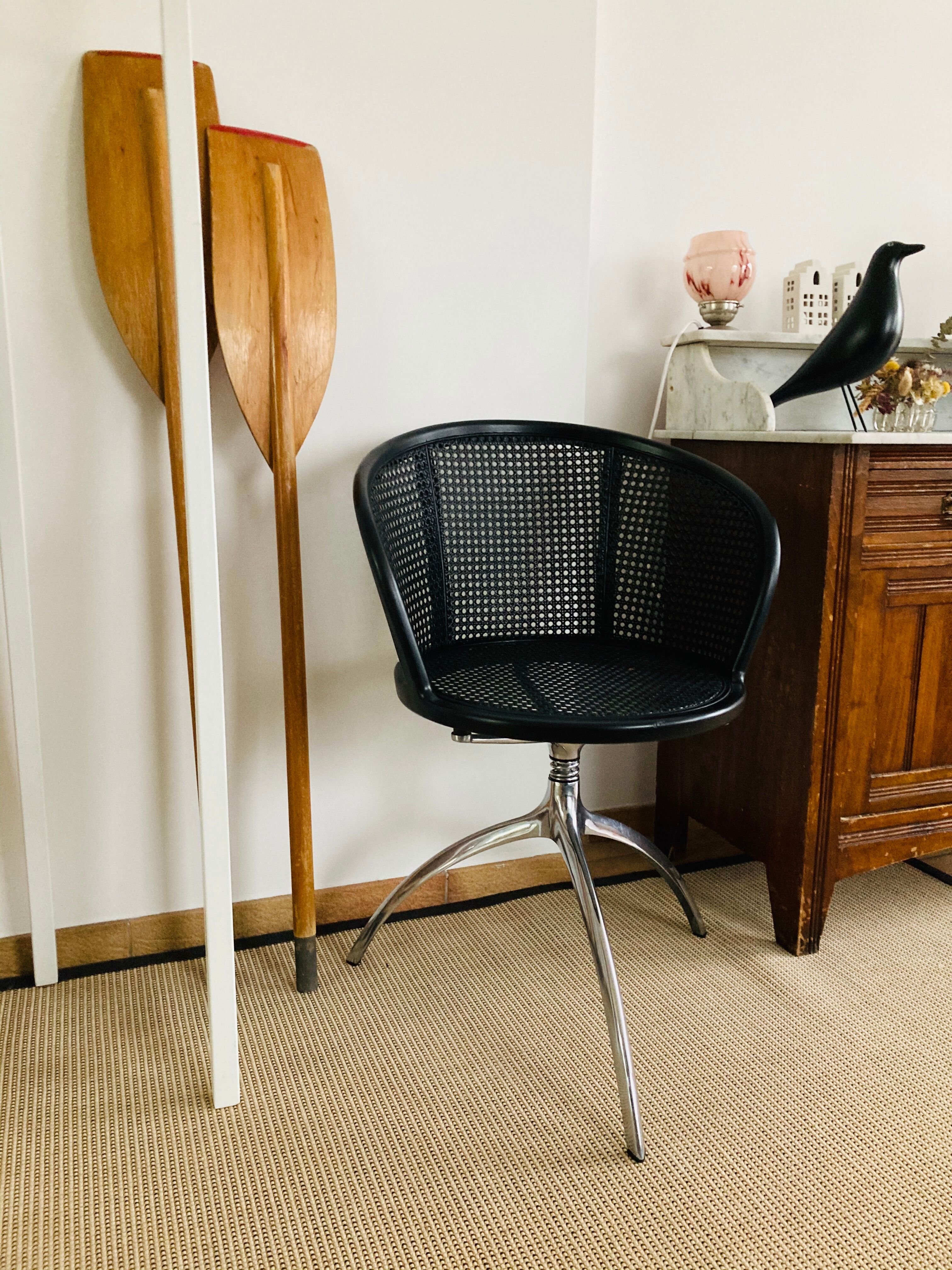 Chair Alias Young Lady Black Paolo Rizzato