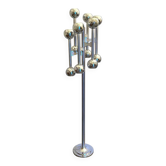 Space age chromed floor lamp, Italy 1970
