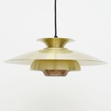 Suspension danoise « Massive » en laiton doré 1960