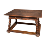 Table of changer in walnut work Swiss 19th century