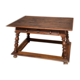 Table of changer in walnut work Swiss 19th century