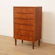 Vintage Danish chest of drawers | Teak | 6 drawers | 105 cm