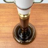 Vintage Danish table lamp model Fleur in glass by Michael Bang for Holmegaard, 1970s.