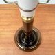 Vintage Danish table lamp model Fleur in glass by Michael Bang for Holmegaard, 1970s.